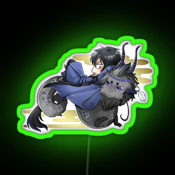 Kokuryuu Hak RGB Neon Sign