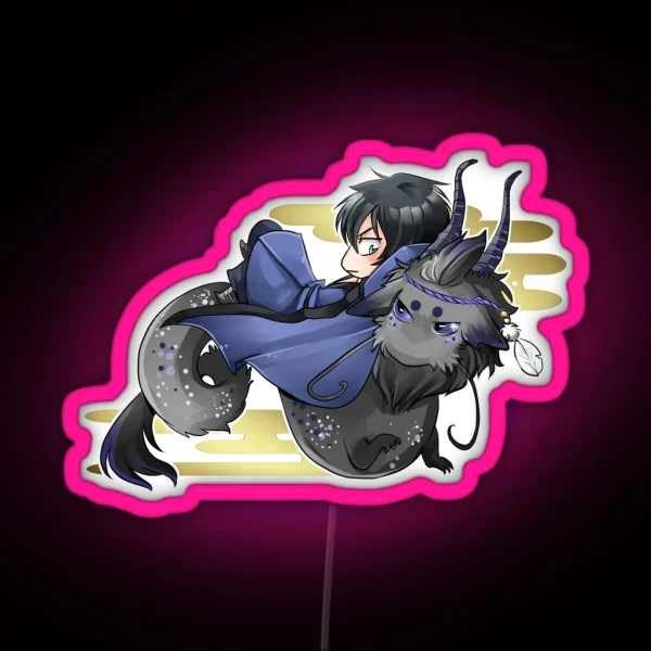 Kokuryuu Hak RGB Neon Sign