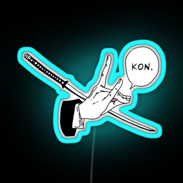 Kon Hand Sign RGB Neon Sign