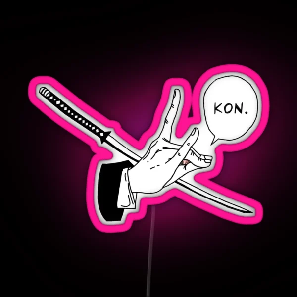 Kon Hand Sign RGB Neon Sign