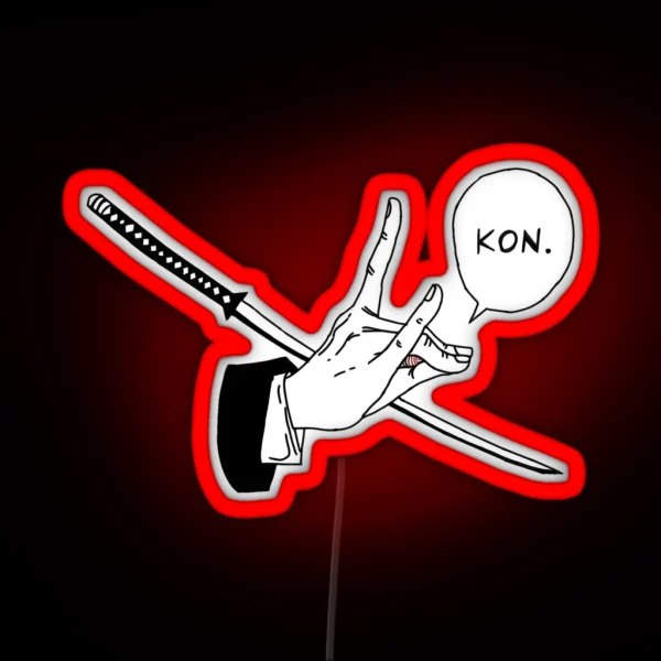 Kon Hand Sign RGB Neon Sign