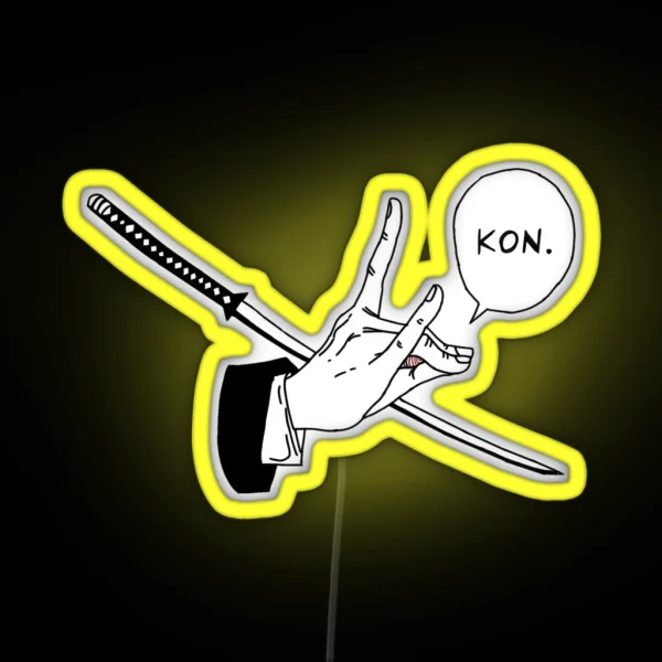 Kon Hand Sign RGB Neon Sign
