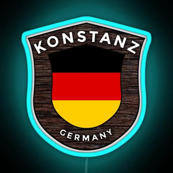 Konstanz Germany Emblem Flag RGB Neon Sign