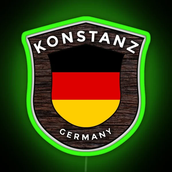 Konstanz Germany Emblem Flag RGB Neon Sign