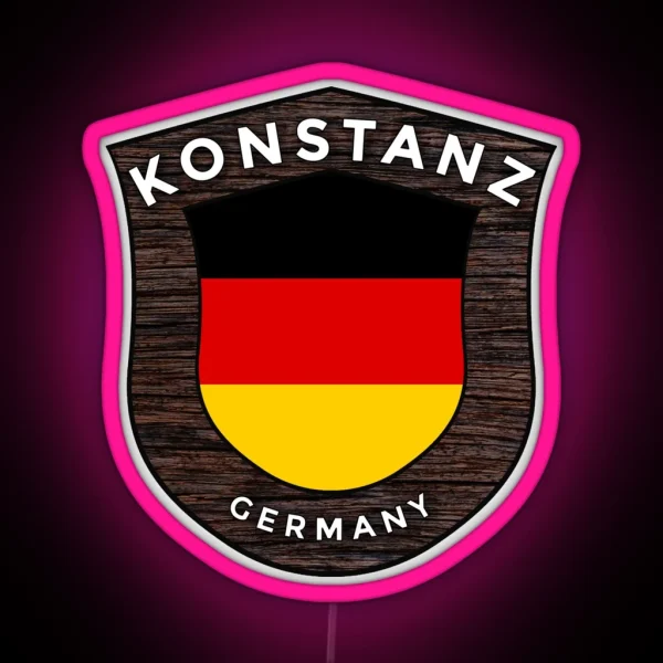 Konstanz Germany Emblem Flag RGB Neon Sign