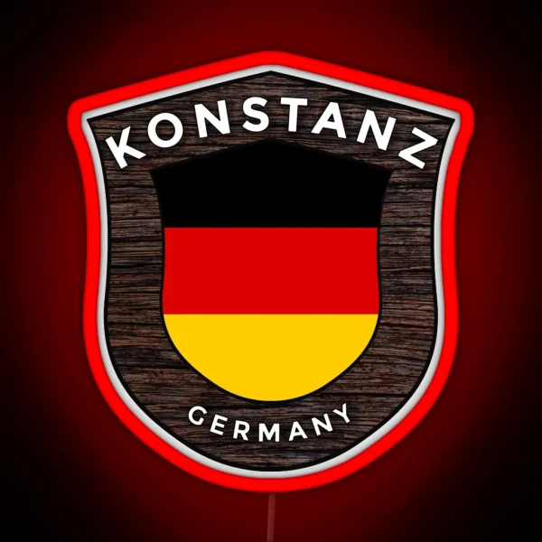 Konstanz Germany Emblem Flag RGB Neon Sign