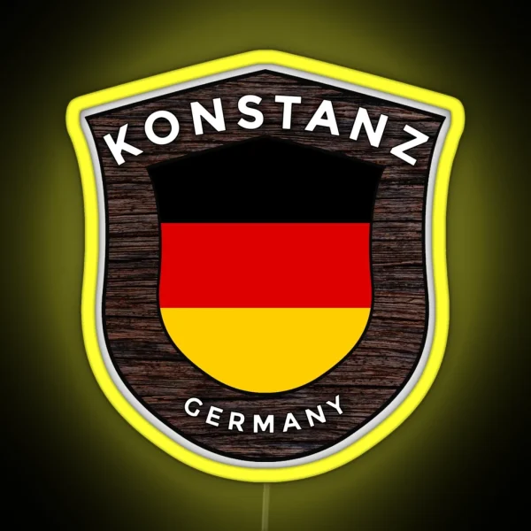 Konstanz Germany Emblem Flag RGB Neon Sign