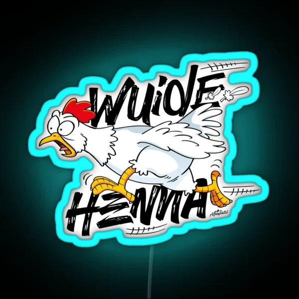 Kopie Von HUADLING Chicken RGB Neon Sign