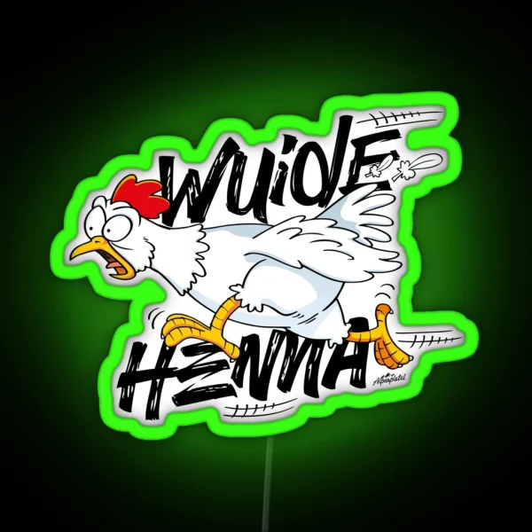 Kopie Von HUADLING Chicken RGB Neon Sign
