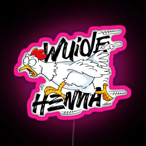 Kopie Von HUADLING Chicken RGB Neon Sign