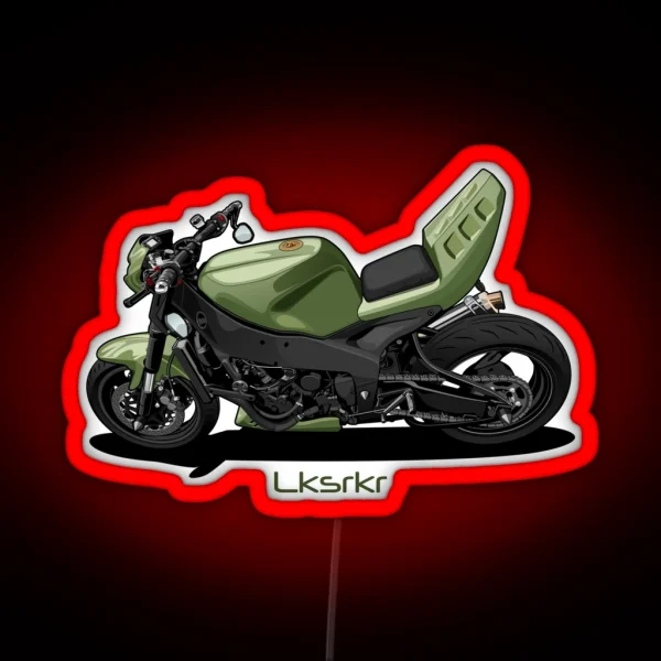 Kopie Von Kopie Von Ducati 1098 Artwork Paddy Edition RGB Neon Sign