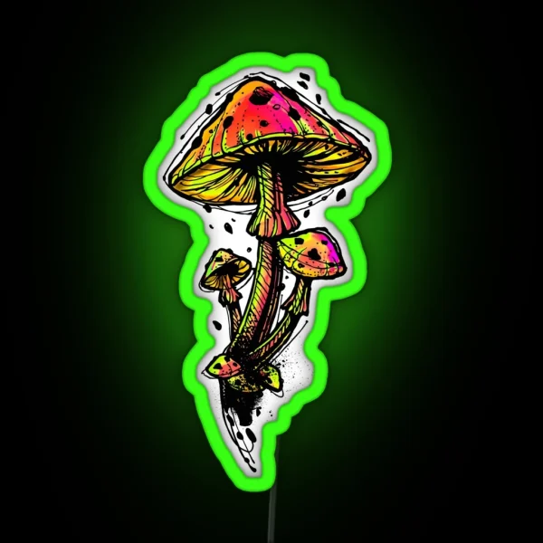 Kopie Von Psychedelic Mushrooms RGB Neon Sign