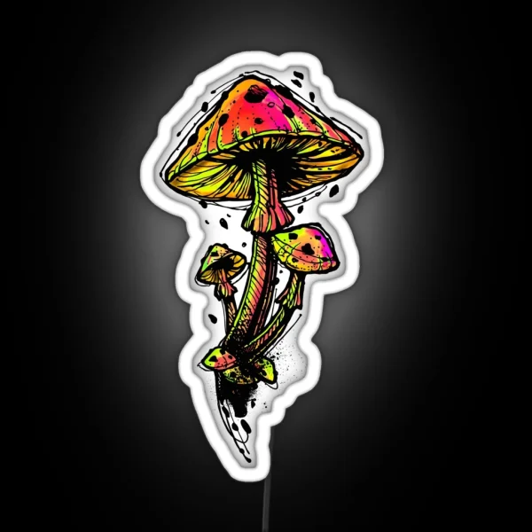 Kopie Von Psychedelic Mushrooms RGB Neon Sign