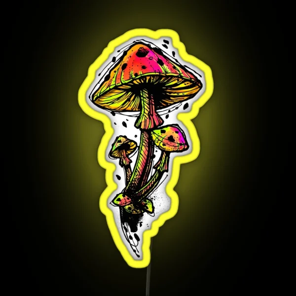 Kopie Von Psychedelic Mushrooms RGB Neon Sign