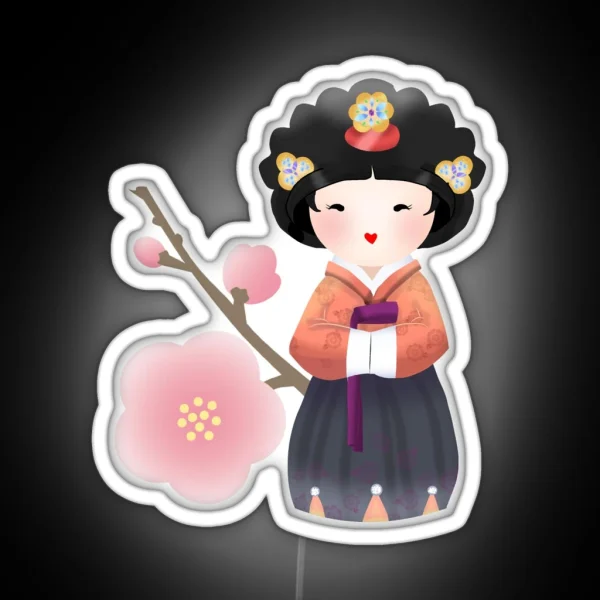 Korean Doll RGB Neon Sign