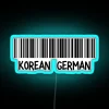 Korean German Korea Germany RGB Neon Sign - Image 3