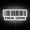 Korean German Korea Germany RGB Neon Sign - Image 5