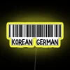 Korean German Korea Germany RGB Neon Sign - Image 6
