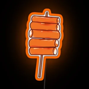 Korean Tteokbokki Spicy Rice Cake RGB Neon Sign
