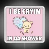 Korilakkuma Crying In The Shower RGB Neon Sign