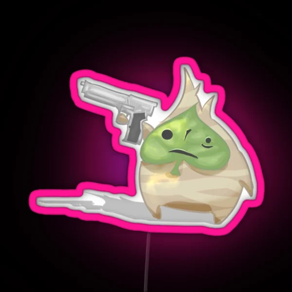 Korok Gun Classic RGB Neon Sign