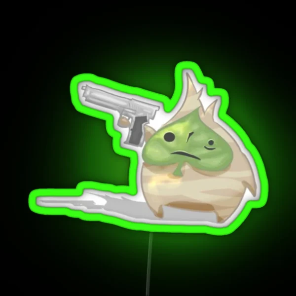 Korok Gun RGB Neon Sign