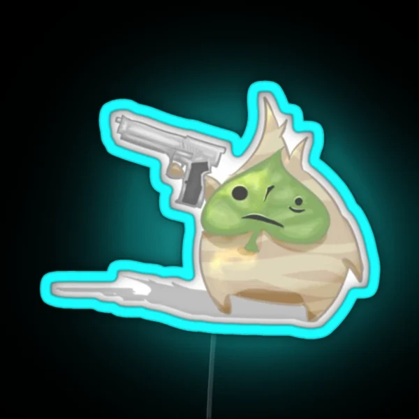 Korok Gun RGB Neon Sign