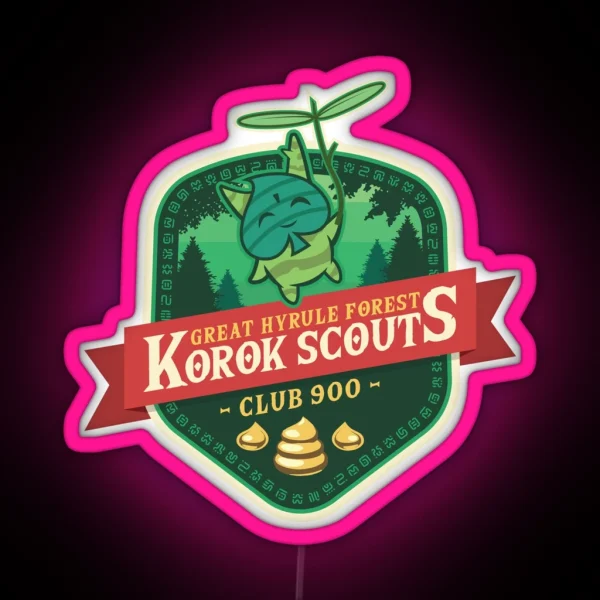 Korok Scouts RGB Neon Sign