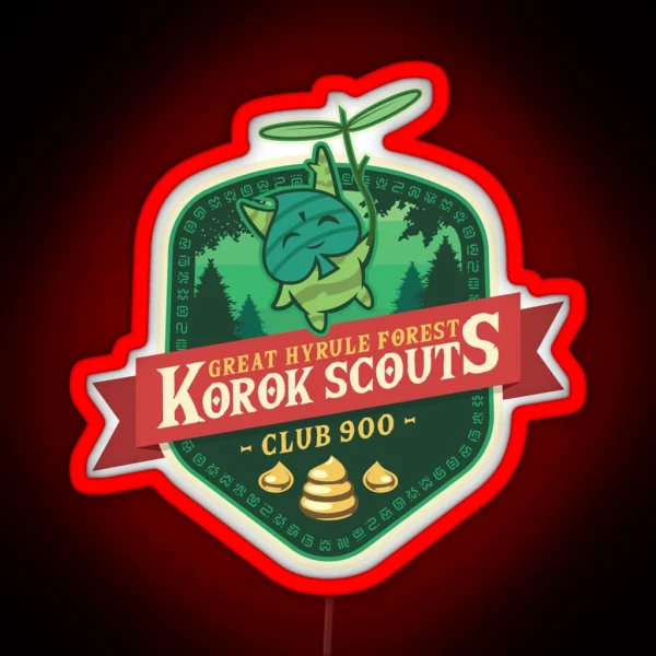 Korok Scouts RGB Neon Sign