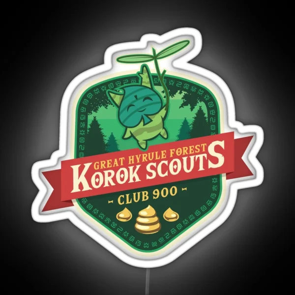 Korok Scouts RGB Neon Sign