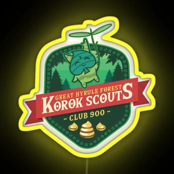 Korok Scouts RGB Neon Sign