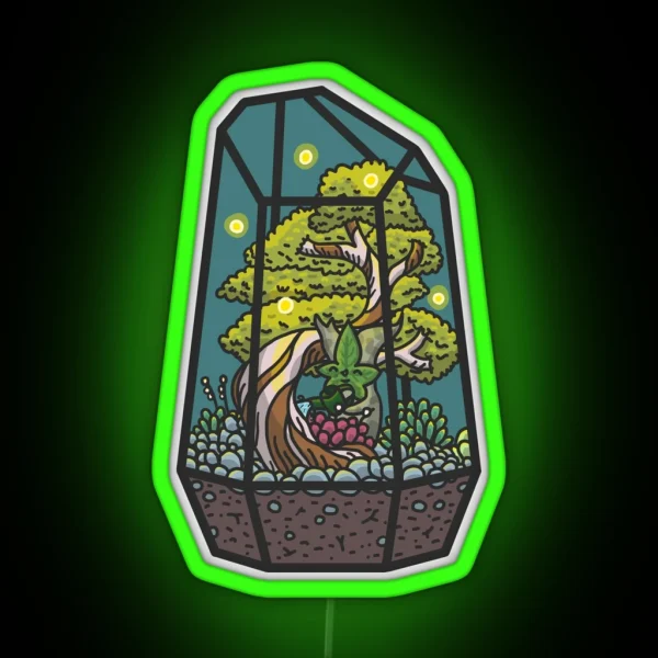 Korok Terrarium RGB Neon Sign