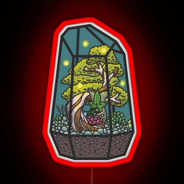 Korok Terrarium RGB Neon Sign