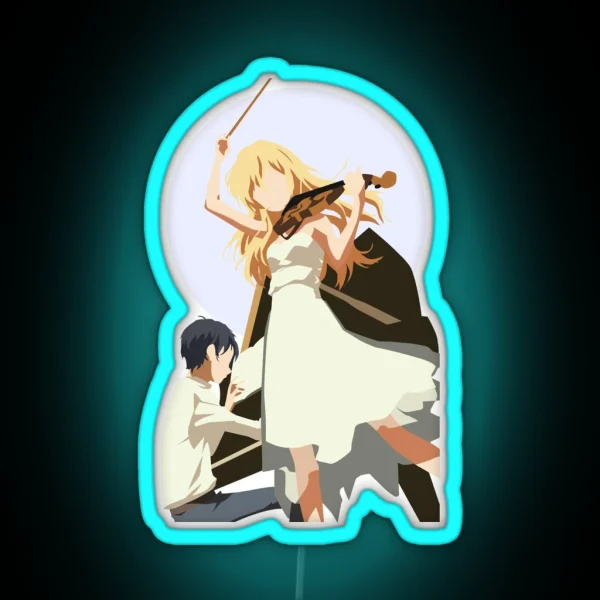 Kousei And Kaori RGB Neon Sign