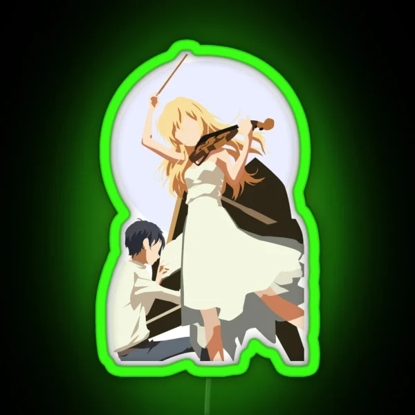 Kousei And Kaori RGB Neon Sign
