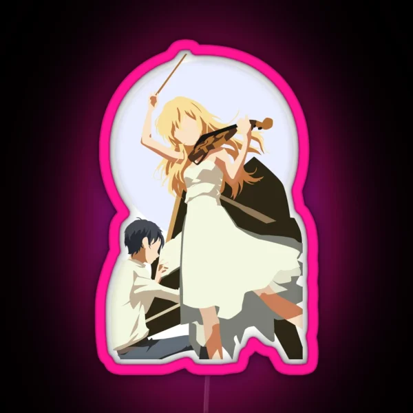 Kousei And Kaori RGB Neon Sign