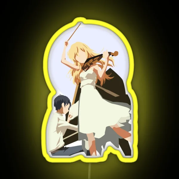 Kousei And Kaori RGB Neon Sign