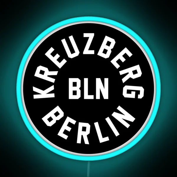 Kreuzberg Berlin Germany RGB Neon Sign