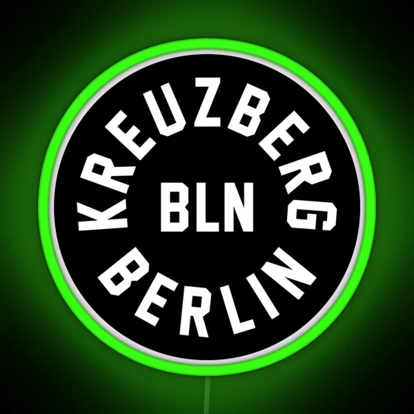 Kreuzberg Berlin Germany RGB Neon Sign