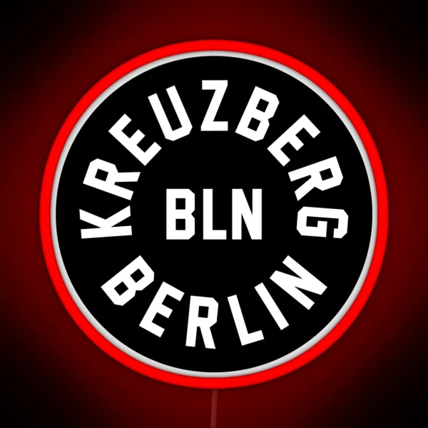 Kreuzberg Berlin Germany RGB Neon Sign