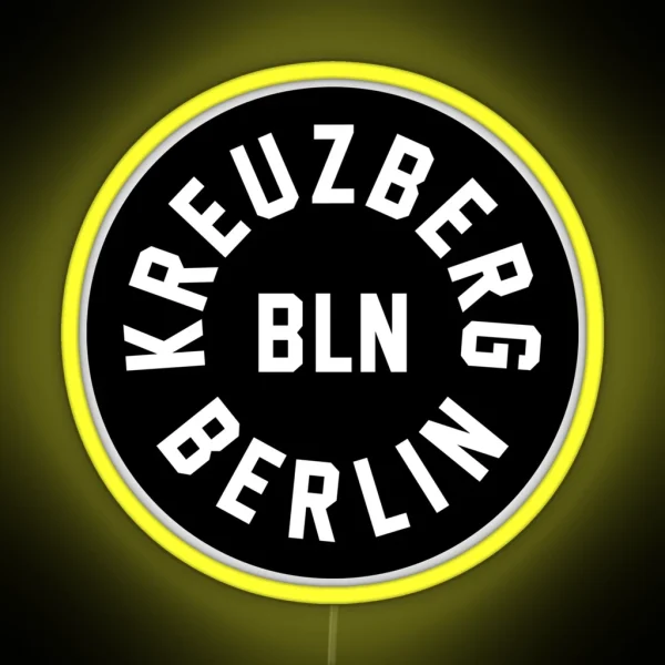 Kreuzberg Berlin Germany RGB Neon Sign