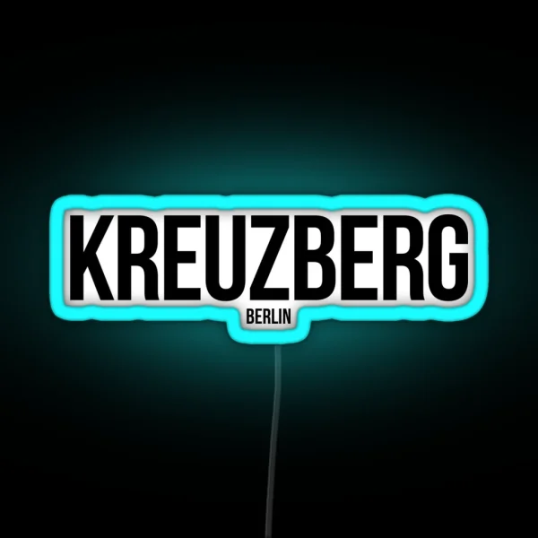 Kreuzberg Berlin RGB Neon Sign
