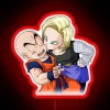 Krillin And 18 RGB Neon Sign - Image 2