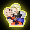 Krillin And 18 RGB Neon Sign - Image 5