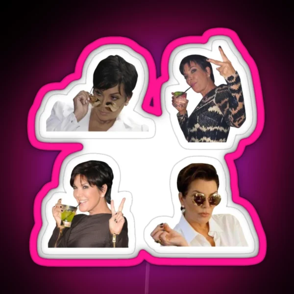 Kris Jenner Pack RGB Neon Sign