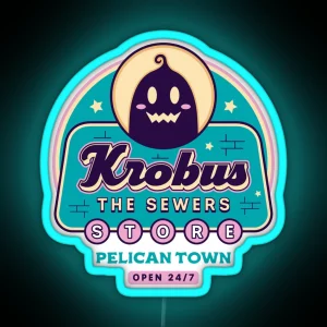 Krobus The Sewers Merchant RGB Neon Sign