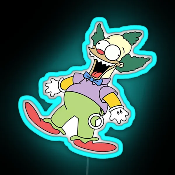 Krusty Doll Treehouse Of RGB Neon Sign