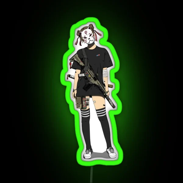 Kunoichi RGB Neon Sign