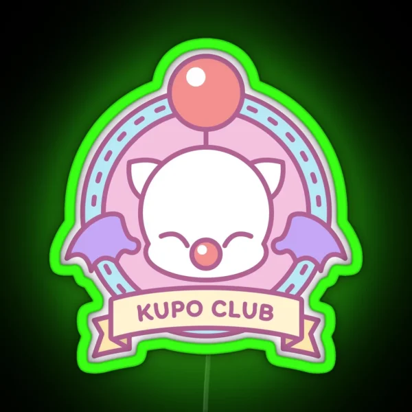 Kupo Club RGB Neon Sign