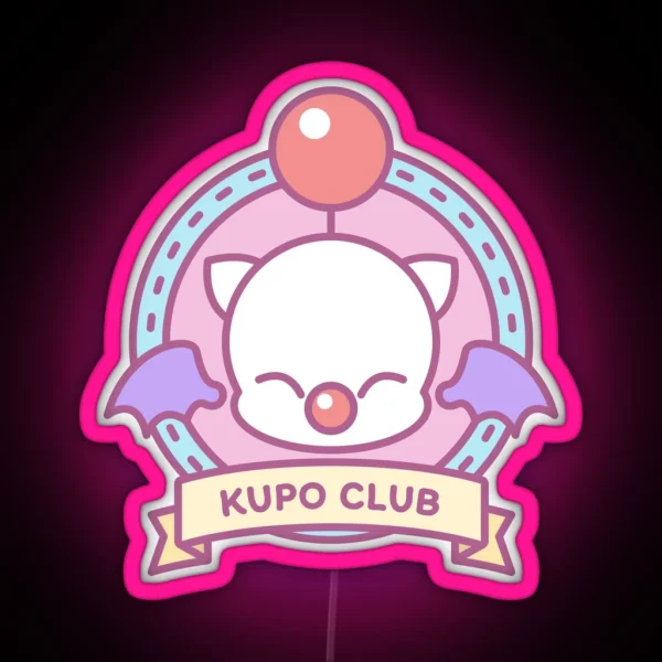 Kupo Club RGB Neon Sign